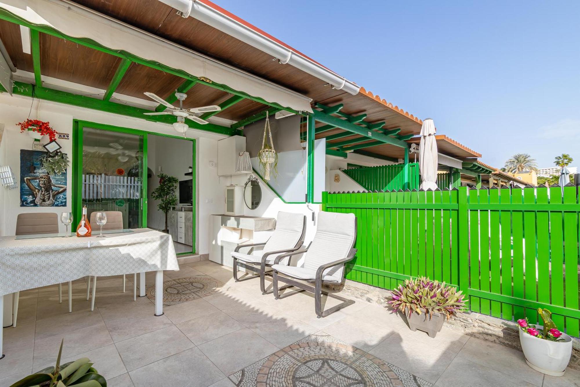 Andrea'S Bungalow, Garden, Barbecue And Pool! San Bartolome Bagian luar foto