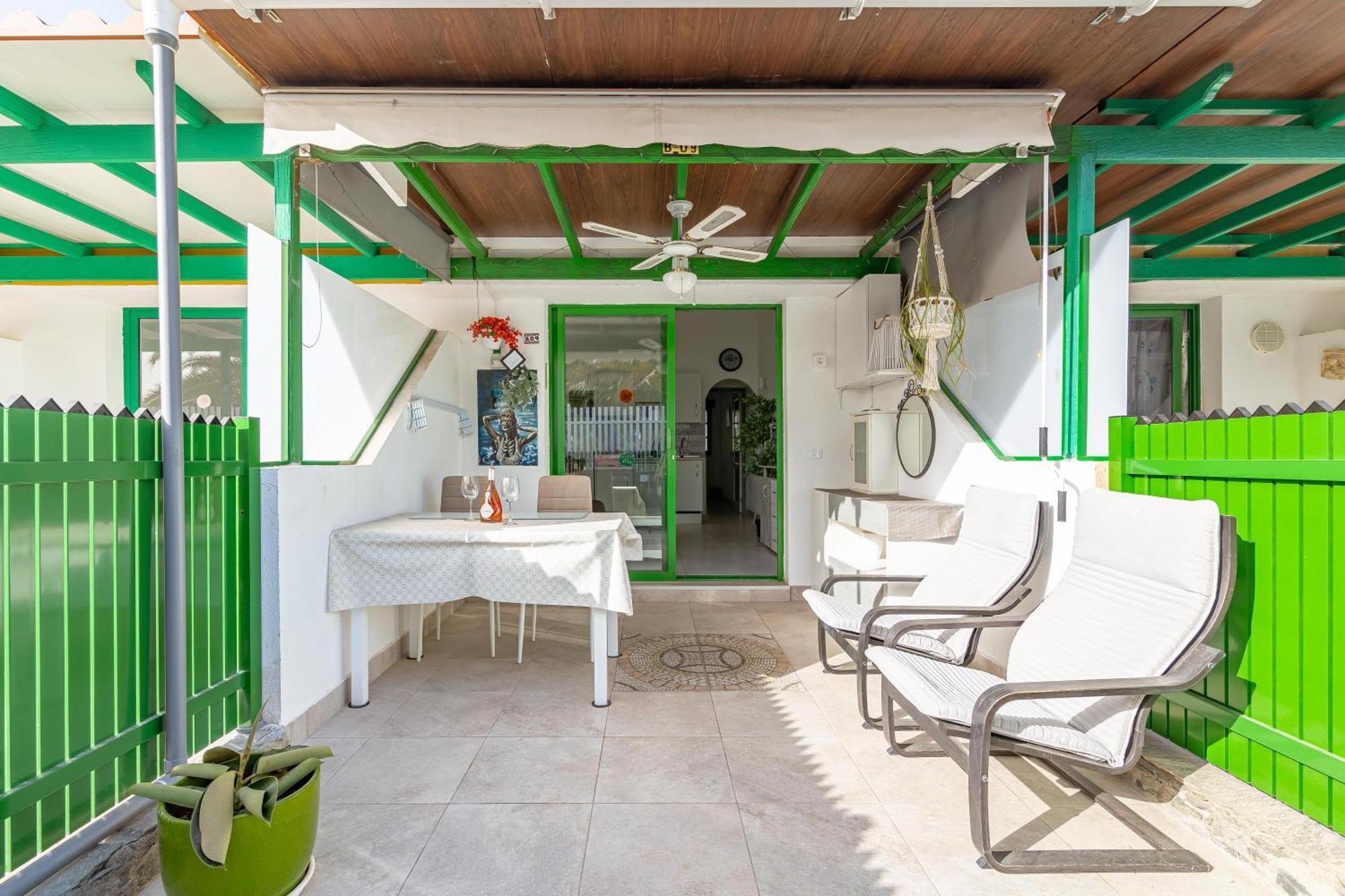 Andrea'S Bungalow, Garden, Barbecue And Pool! San Bartolome Bagian luar foto