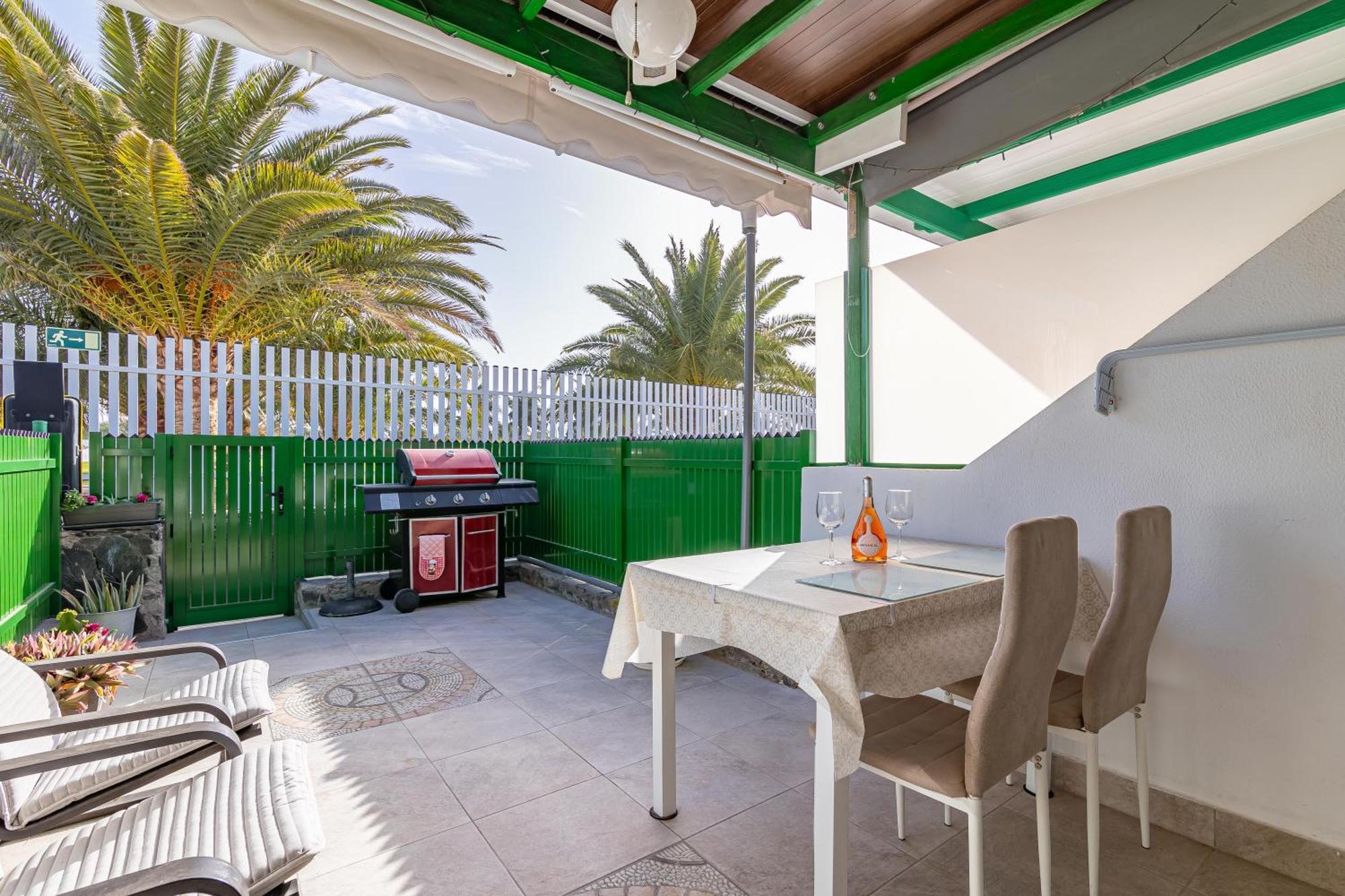 Andrea'S Bungalow, Garden, Barbecue And Pool! San Bartolome Bagian luar foto